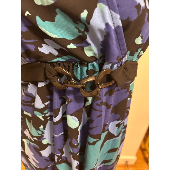 Apt 9 Y2K 90s babydoll XL whimsy blue black belted chain fairy retro top - Picture 8 of 8